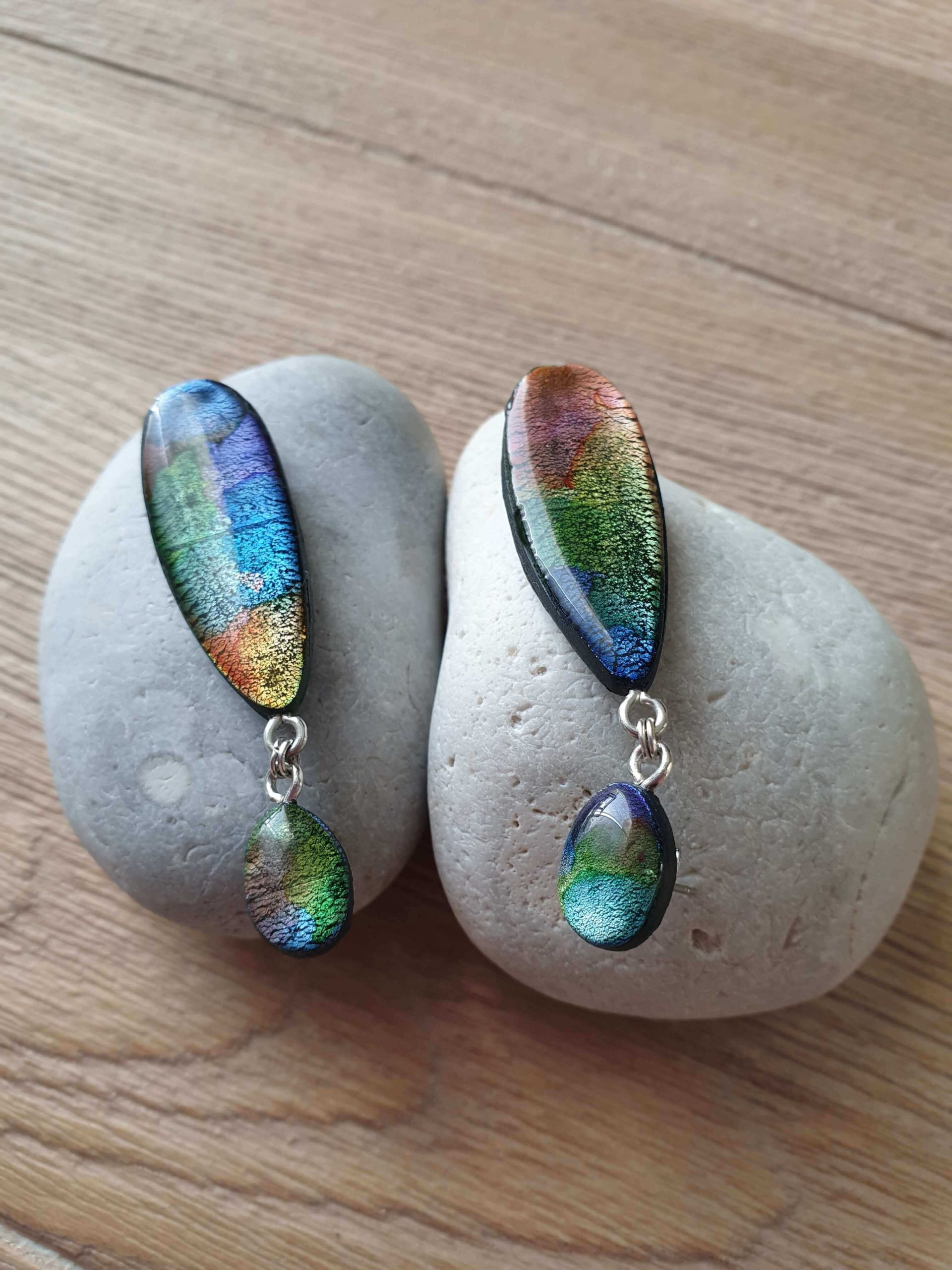 boucles murano fait main